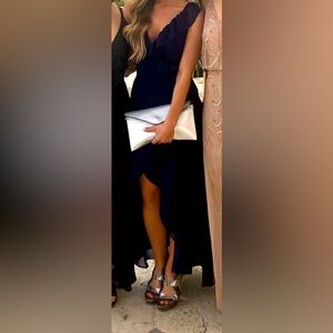 BB Dakota navy gown worn once